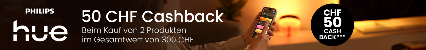 Philips Hue CHF 50 Cashback****